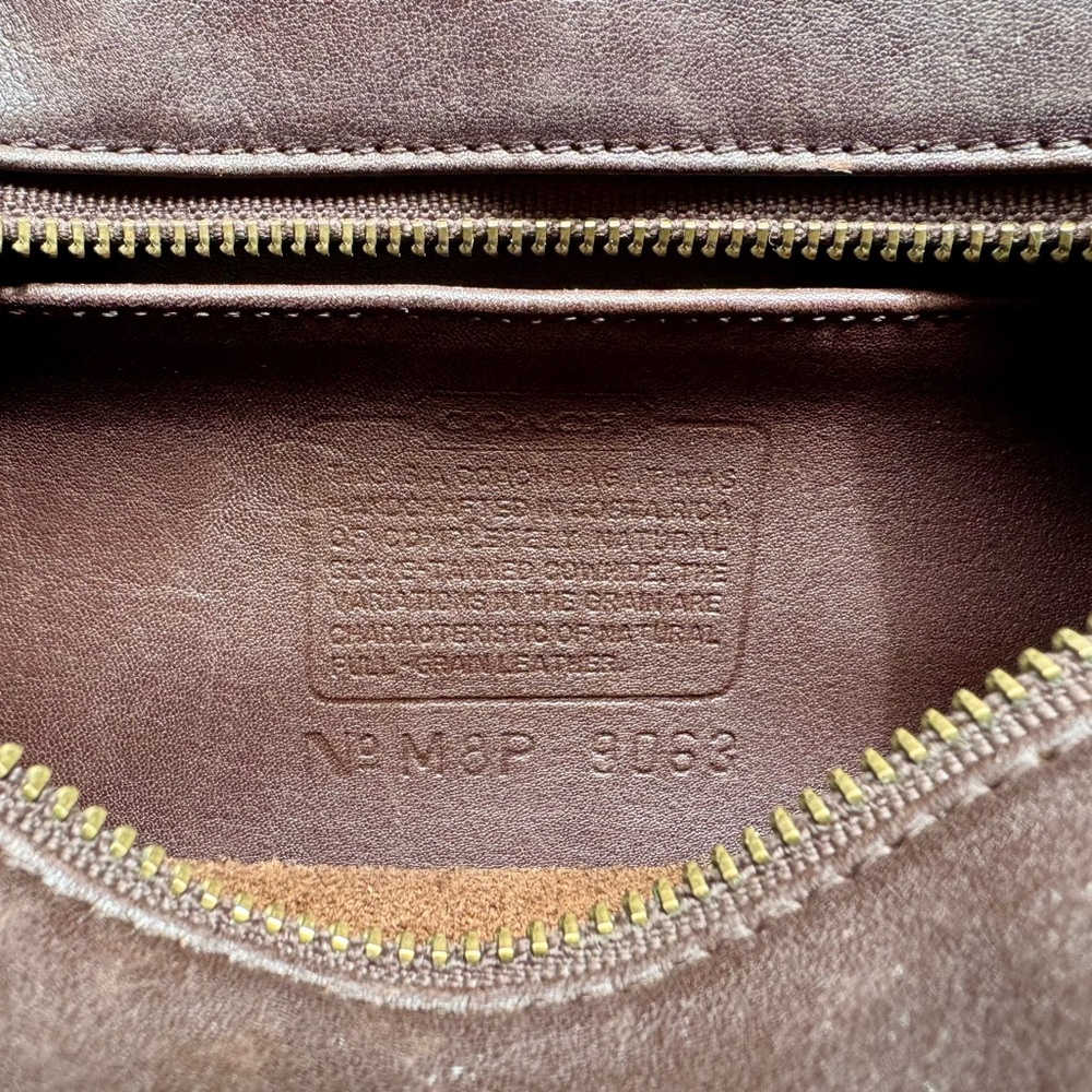 [VINTAGE] 1998 Coach Legacy Satchel (#9063), Mahogany - Picture 7 of 8